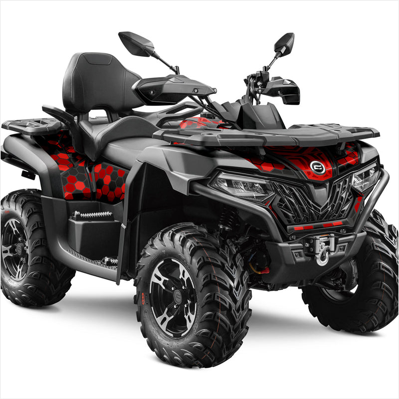 HEXA MEGA design stickers for CFMOTO CFORCE 600-625