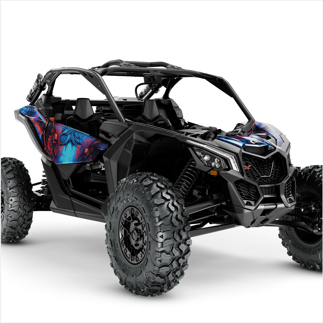 Can Am Maverick Bull graphics stickers