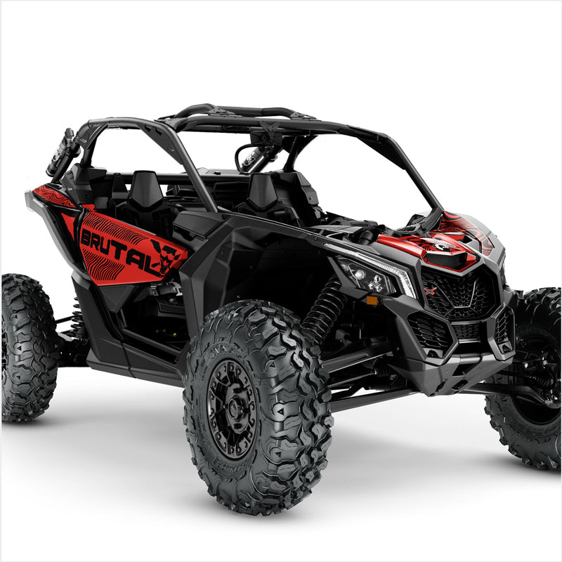 BRUTAL design stickers for Can-Am Maverick X3