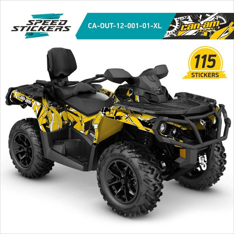 GEOMETRIC design stickers for Can-Am Outlander
