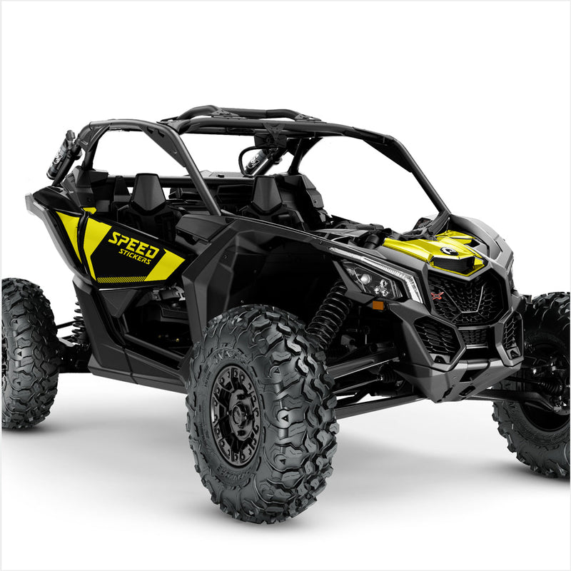 SS RACE design stickers for Can-Am Maverick X3