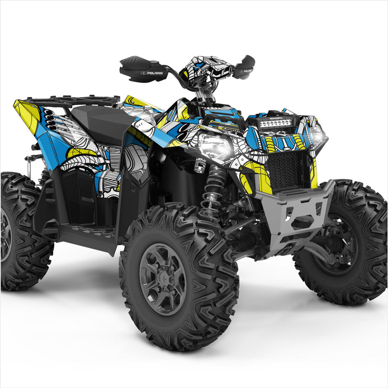 PETROL HEAD Designaufkleber für POLARIS SCRAMBLER