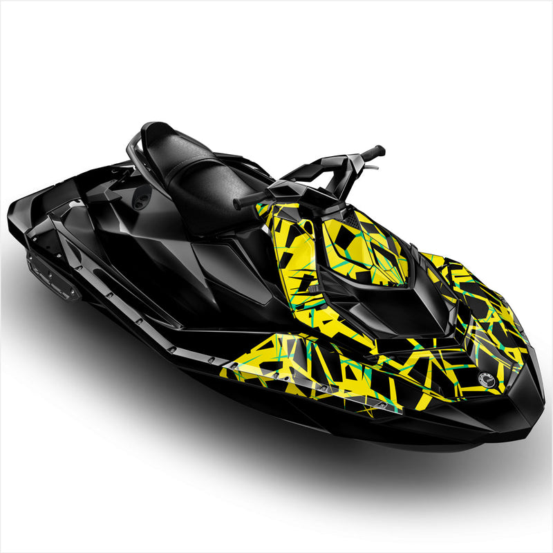 QUAKE-Designaufkleber für Sea-Doo Spark
