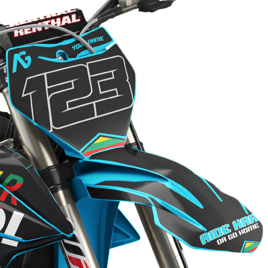 AG Dakar school decals