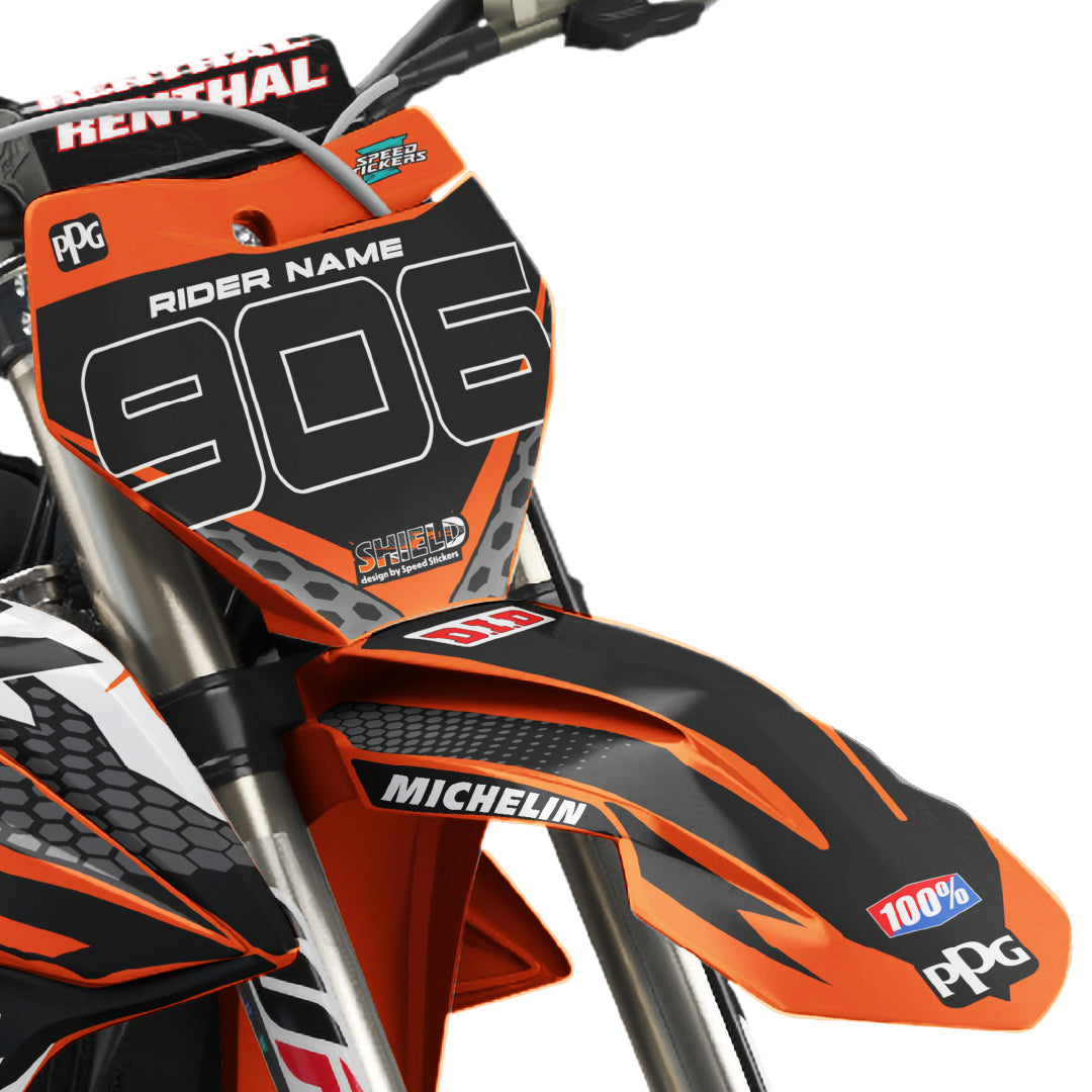 SHIELD design stickers for KTM