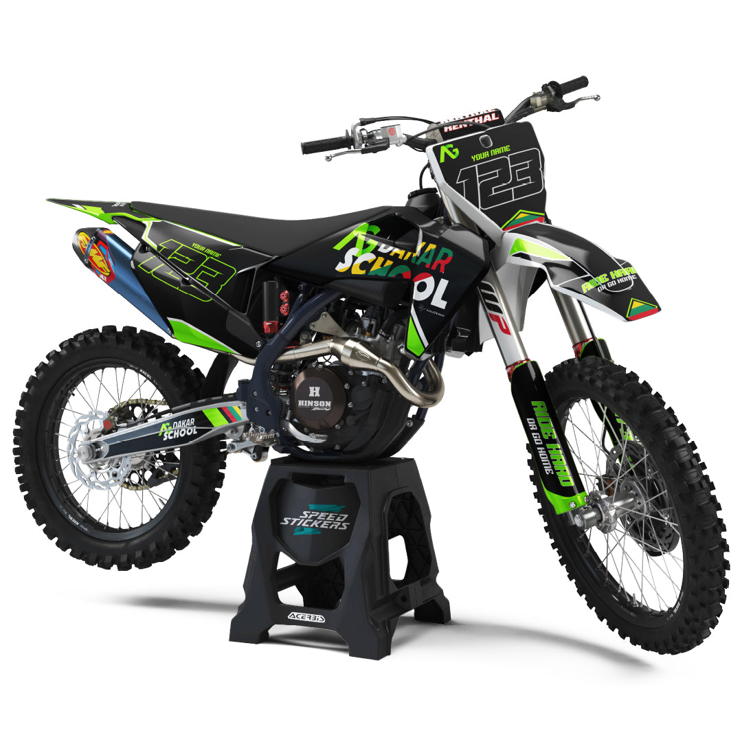 Dakar school logo stickers Husqvarna