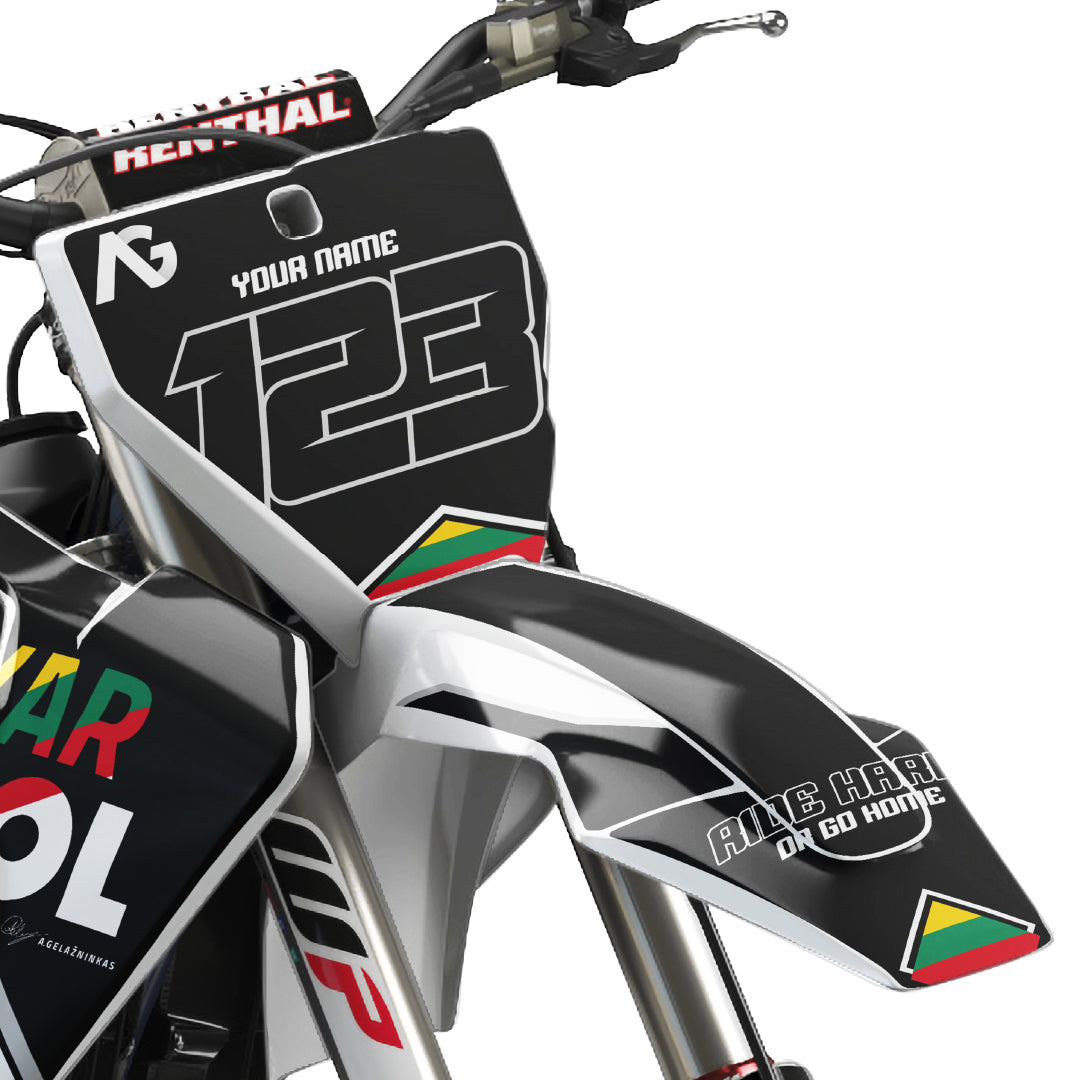 Dakar school logo stickers Husqvarna