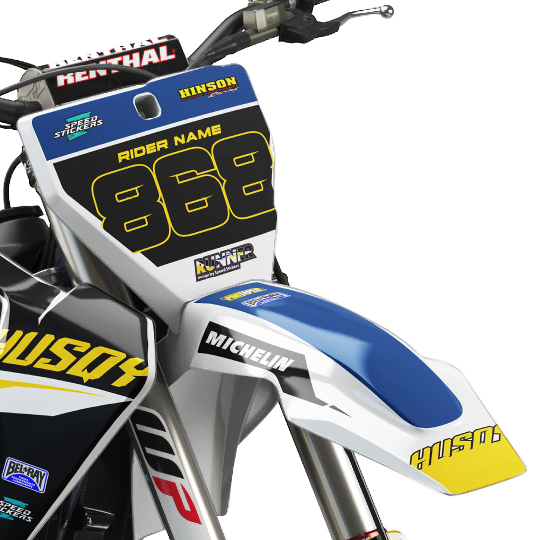 RUNNER design stickers for Husqvarna