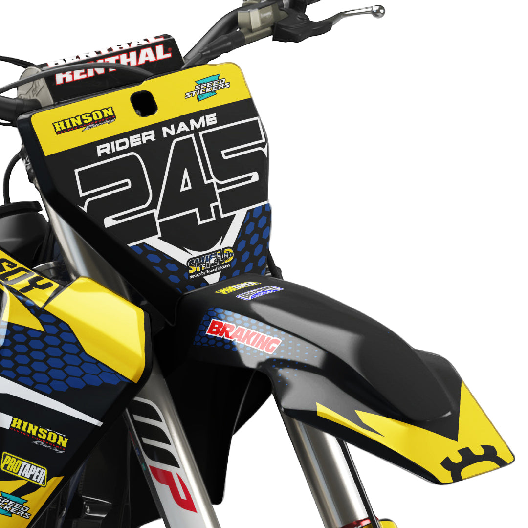 SHIELD design stickers for Husqvarna