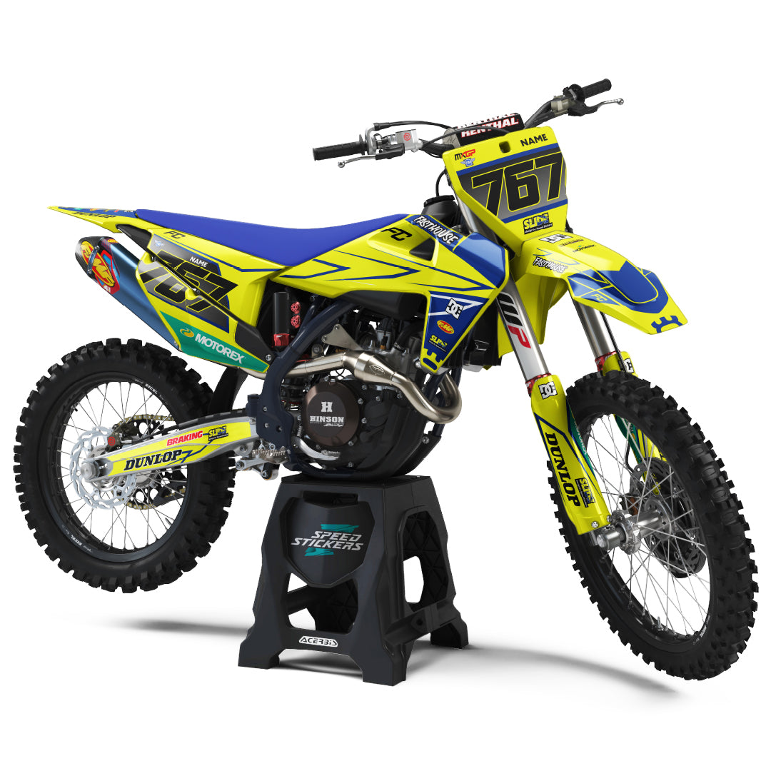 SLIDE design stickers for Husqvarna