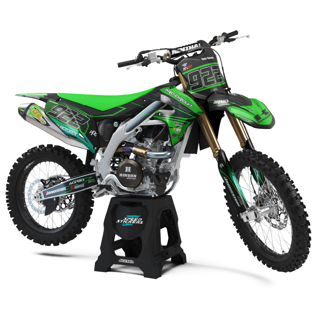 Kawasaki KXF250 sticker kit