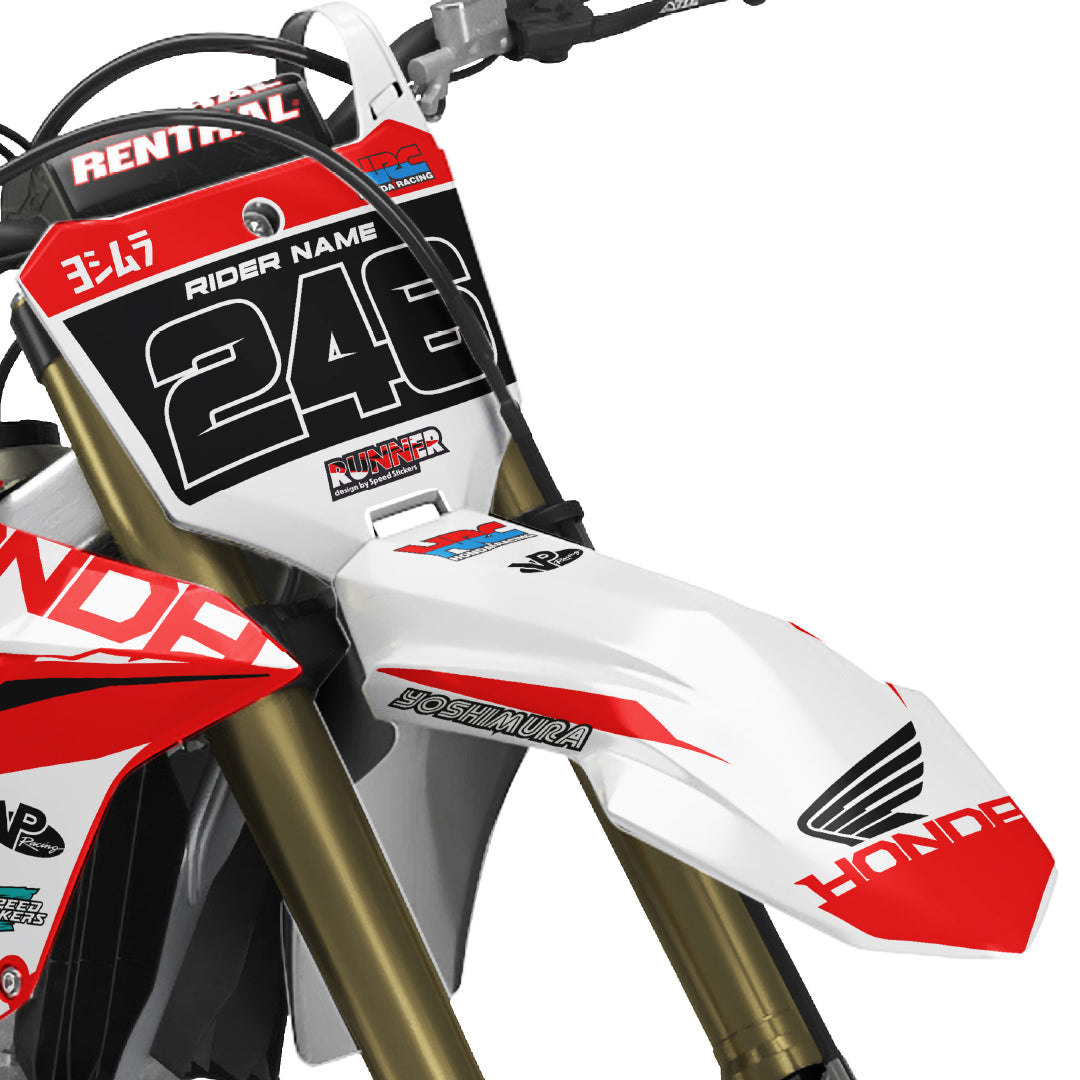 RUNNER design stickers for Honda