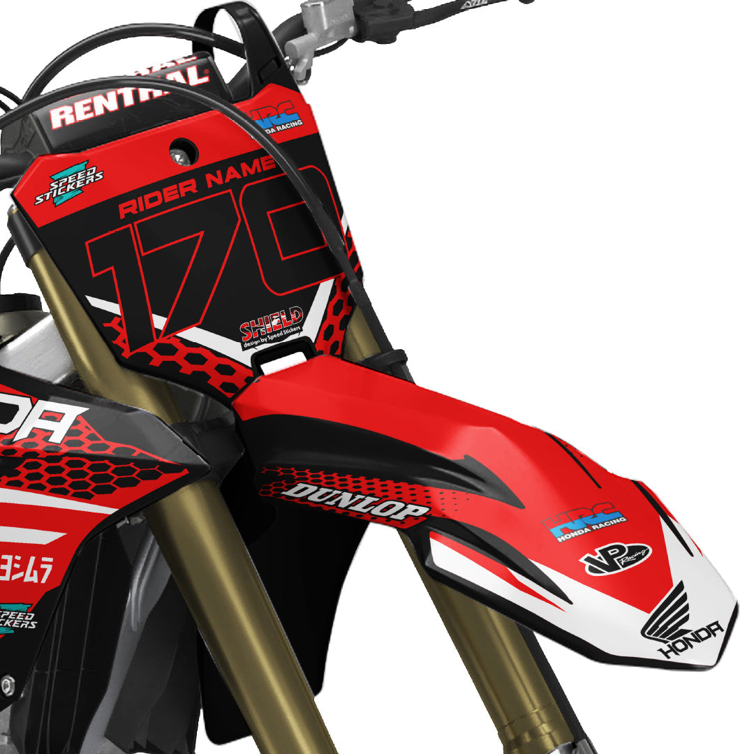 SHIELD design stickers for Honda