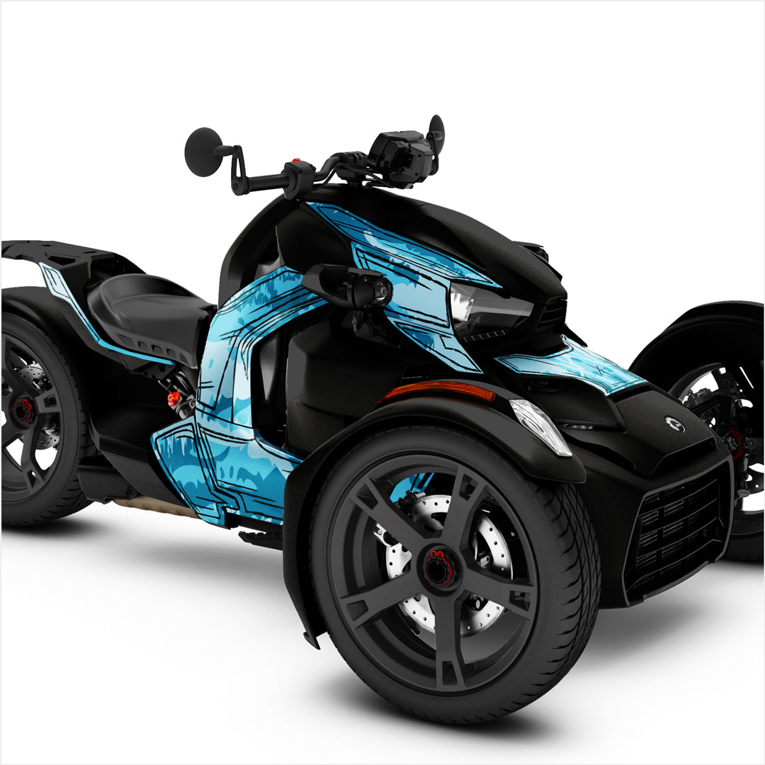 Can AM Ryker blue graphics