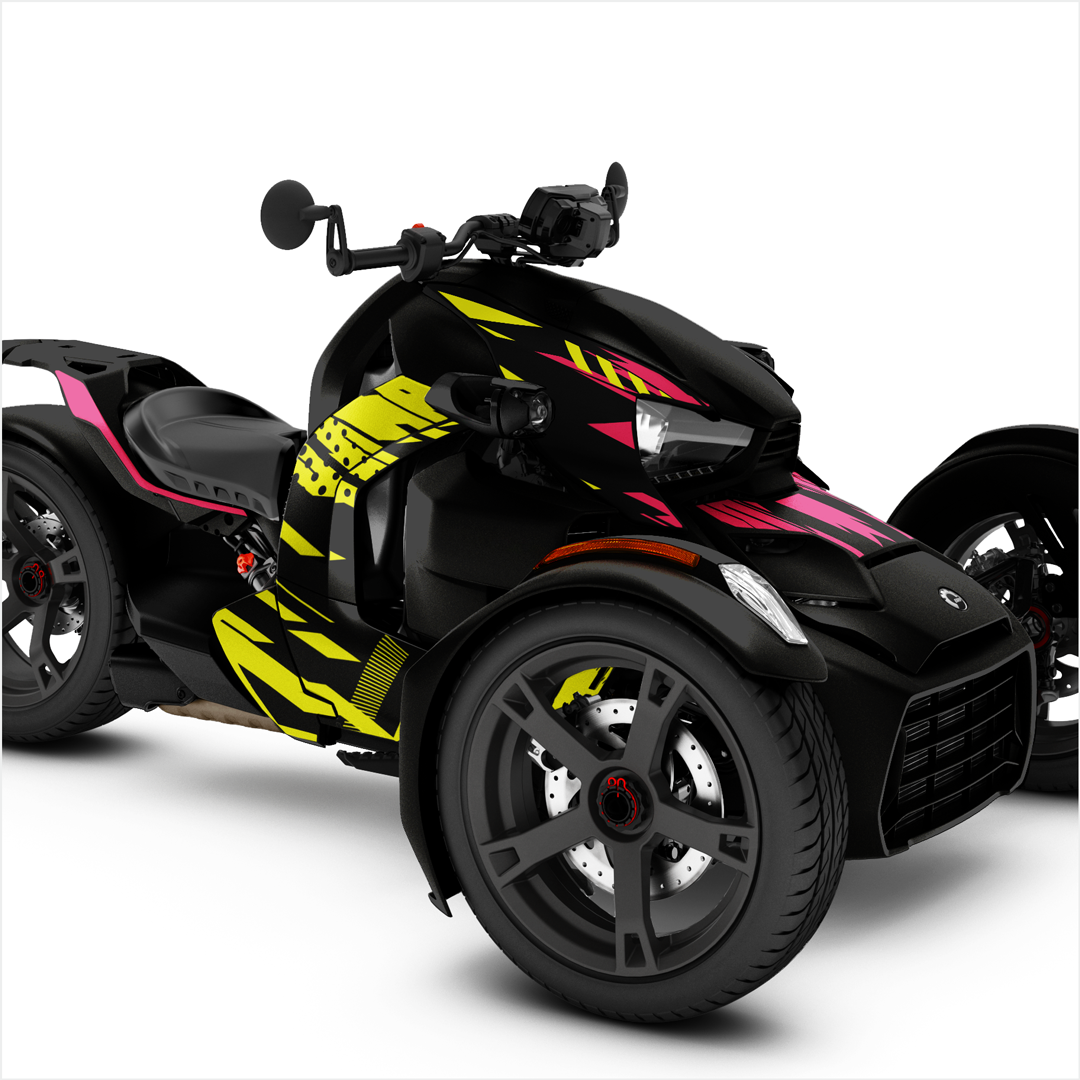 CYBER design stickers for Can-am RYKER