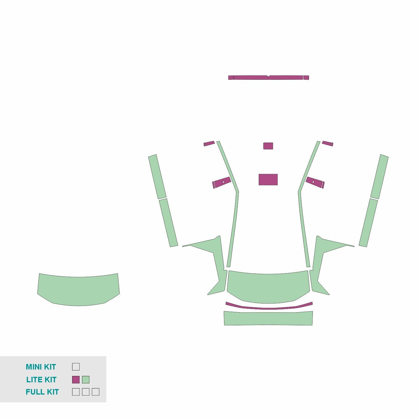 Tesla Cybertruck PPF Template cut file