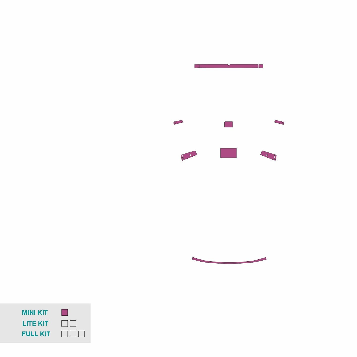 Tesla Cybertruck PPF Template cut file