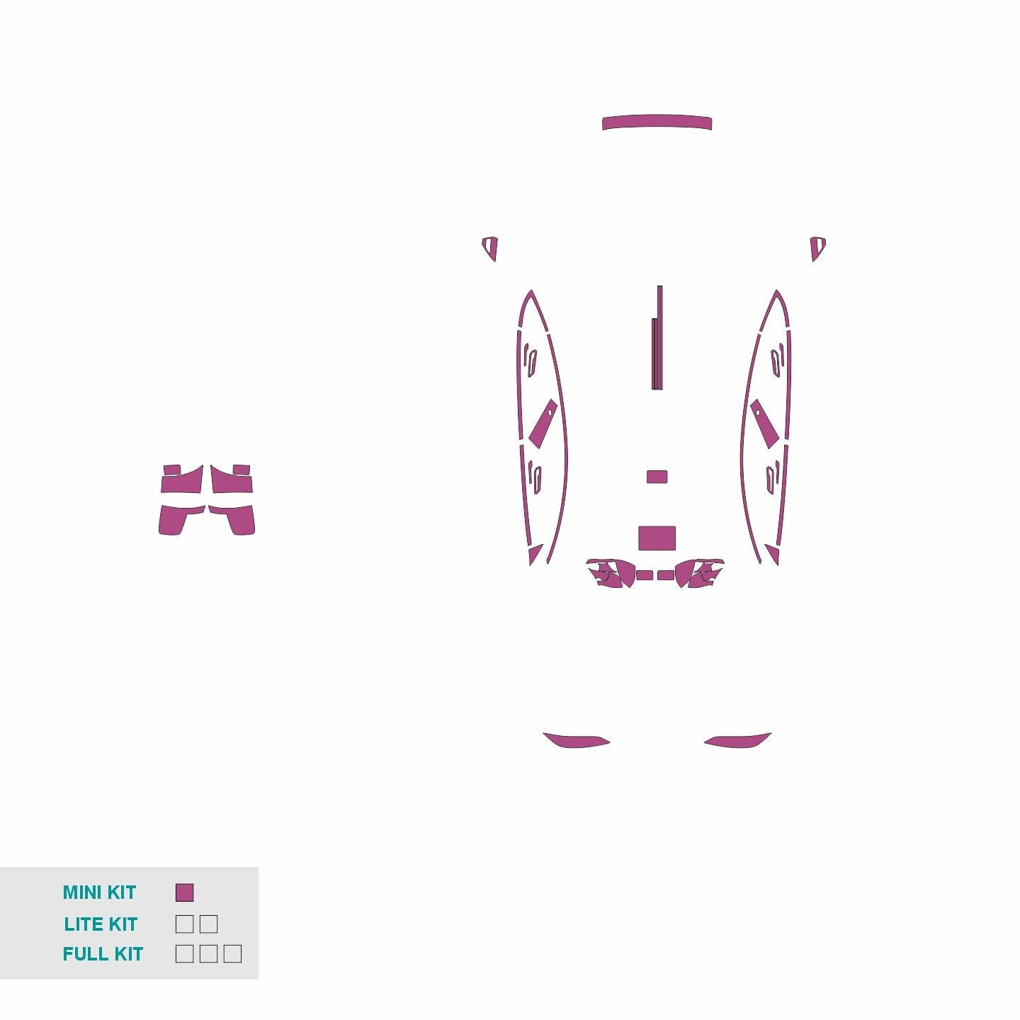 Tesla Model 3 ppf template cut files