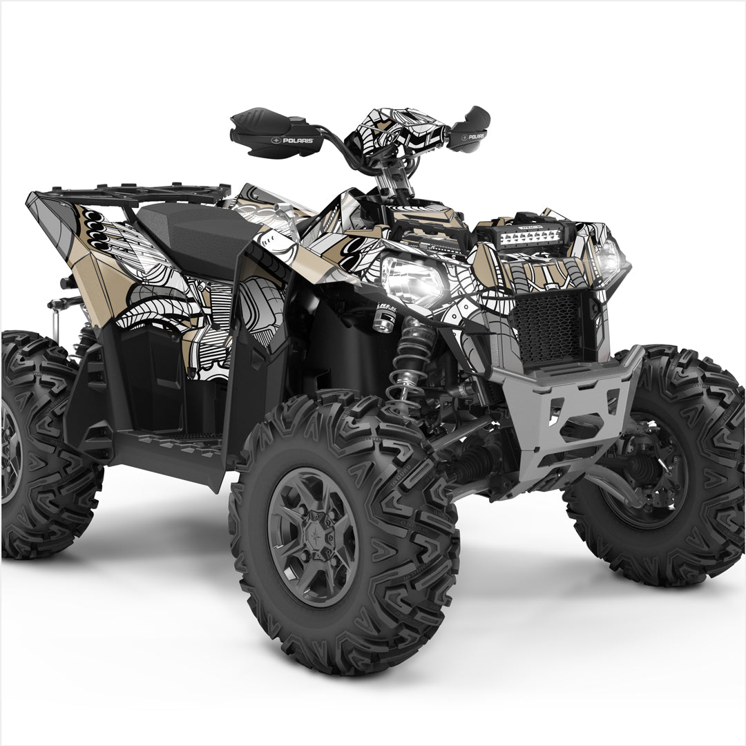 Aufkleber-Polaris-Scrambler