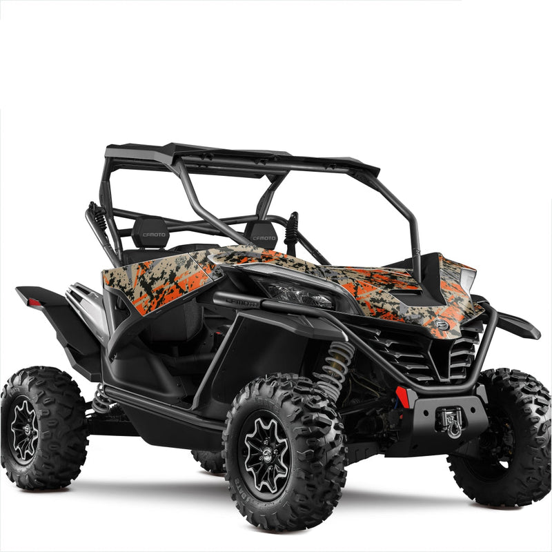 DIGITAL SPOT design stickers for CFMOTO ZFORCE SPORT