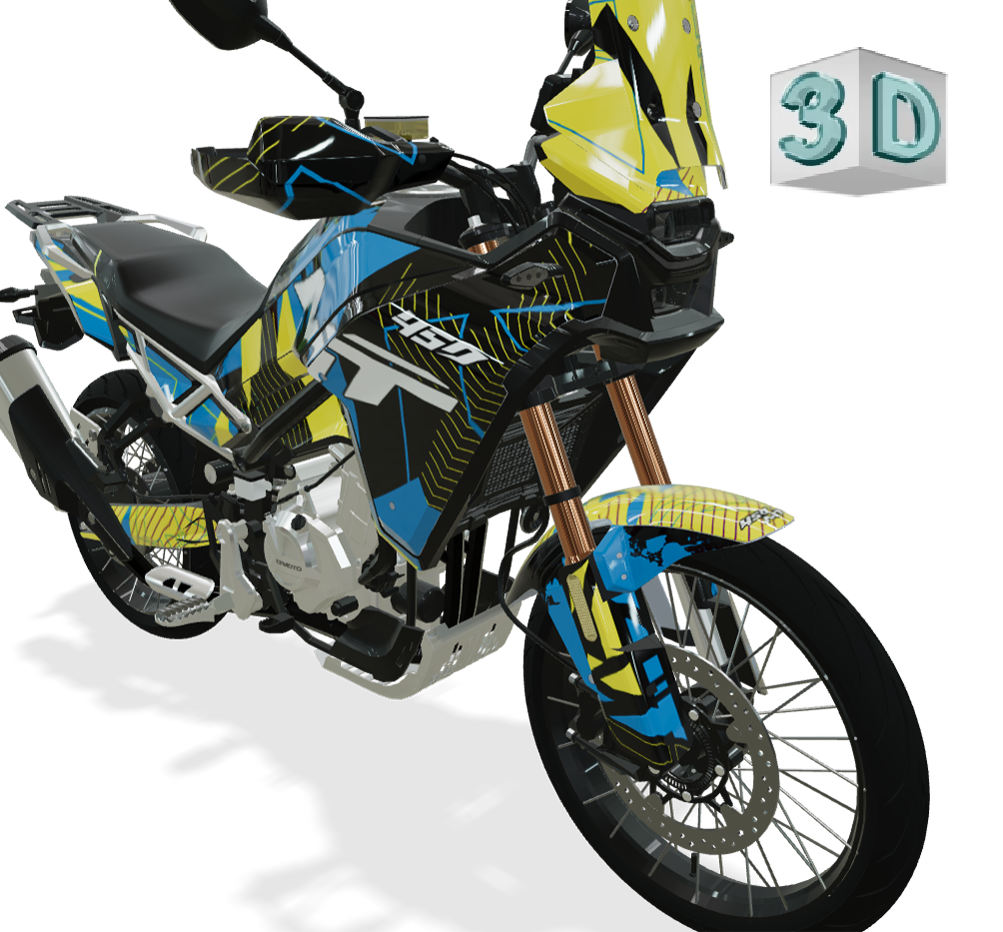GEOMETRICK design stickers for CFMOTO