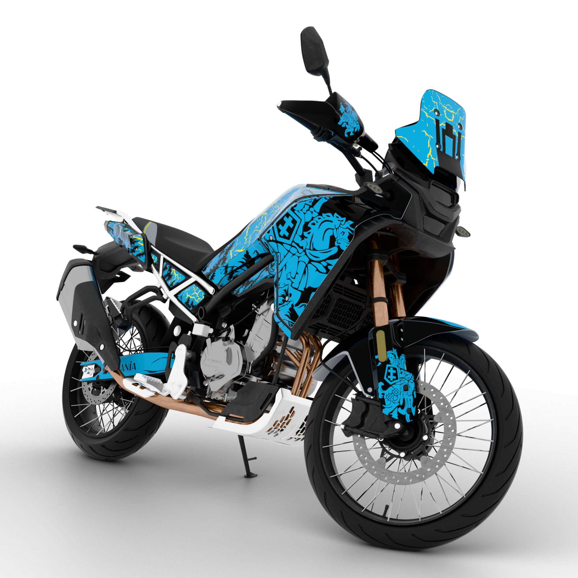 VYTIS design stickers for CFMOTO MT450 (from 2024)