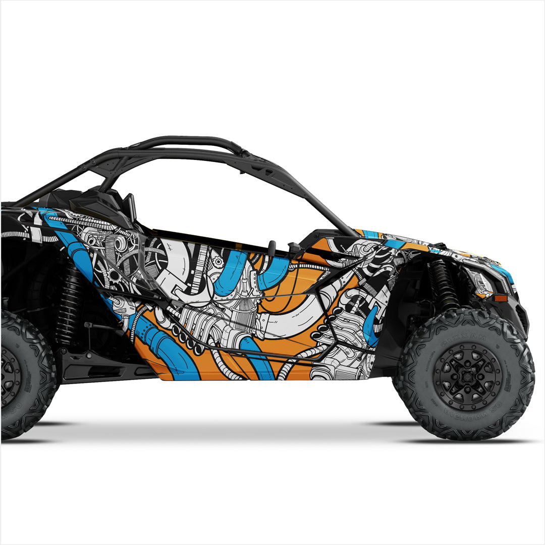 Can Am Maverick x3 wrap stickers