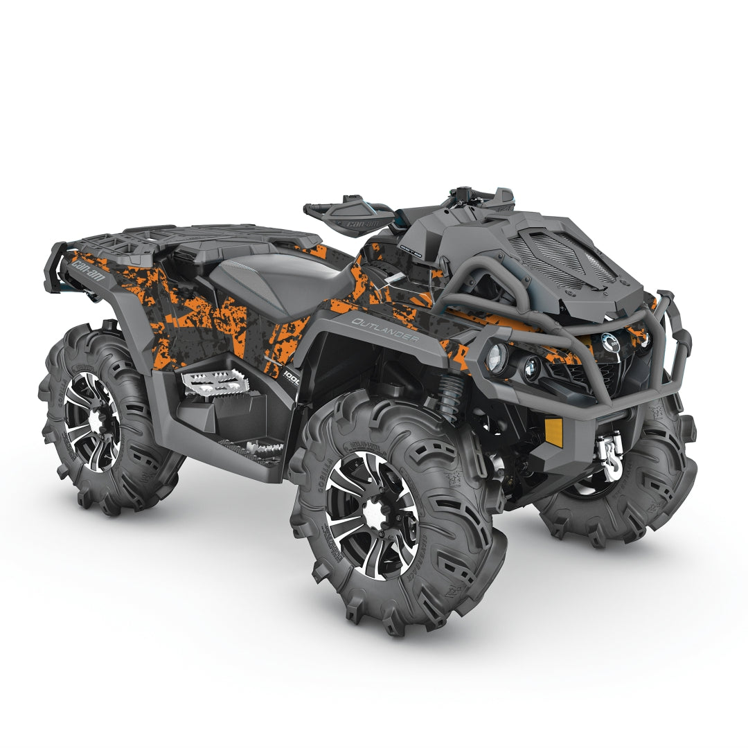 Can Am Outlander graphics orange