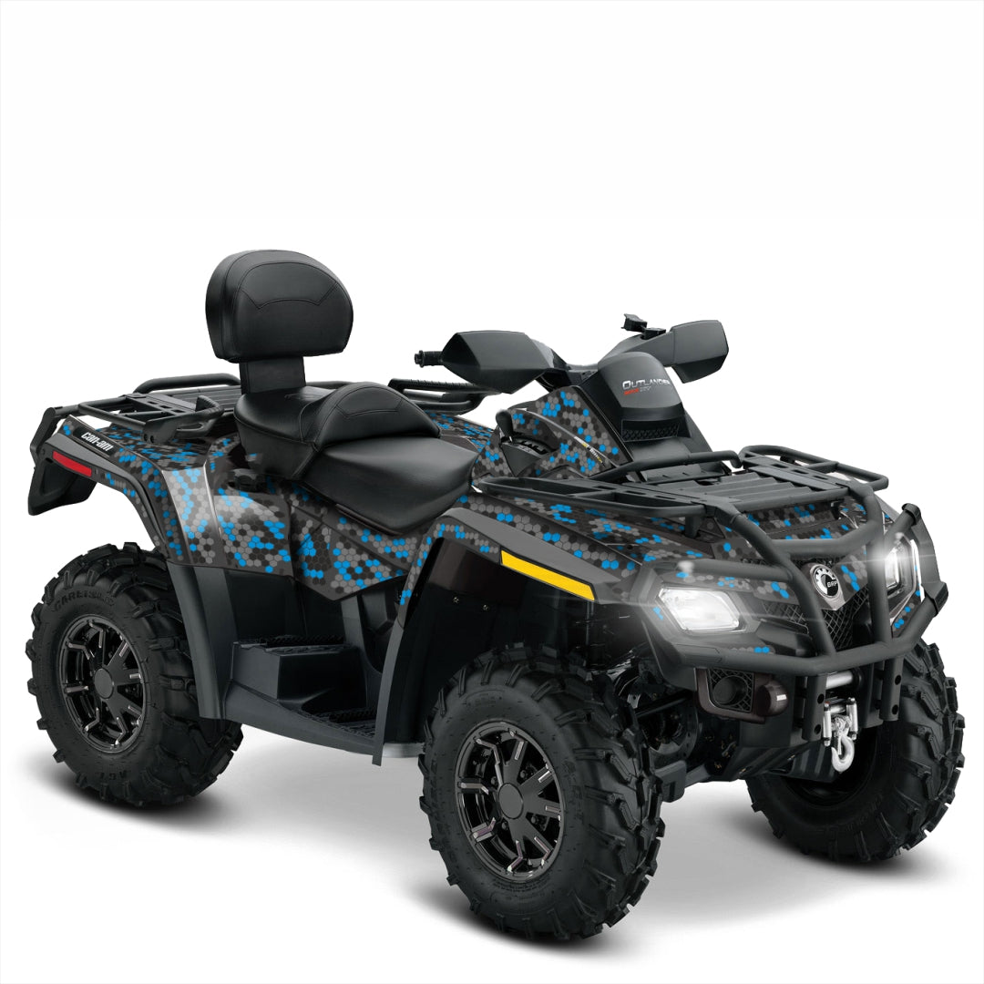 Can Am Outlander graphics sticker set blue