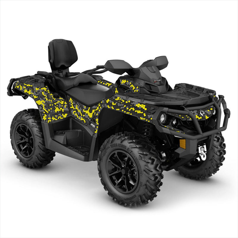 HEXAGON design stickers for Can-Am Outlander G2