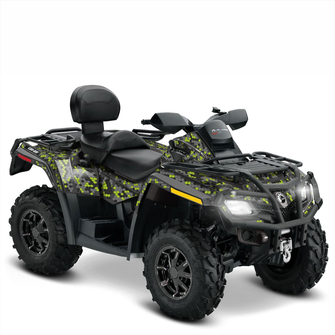 Can Am Outlander green sticker set
