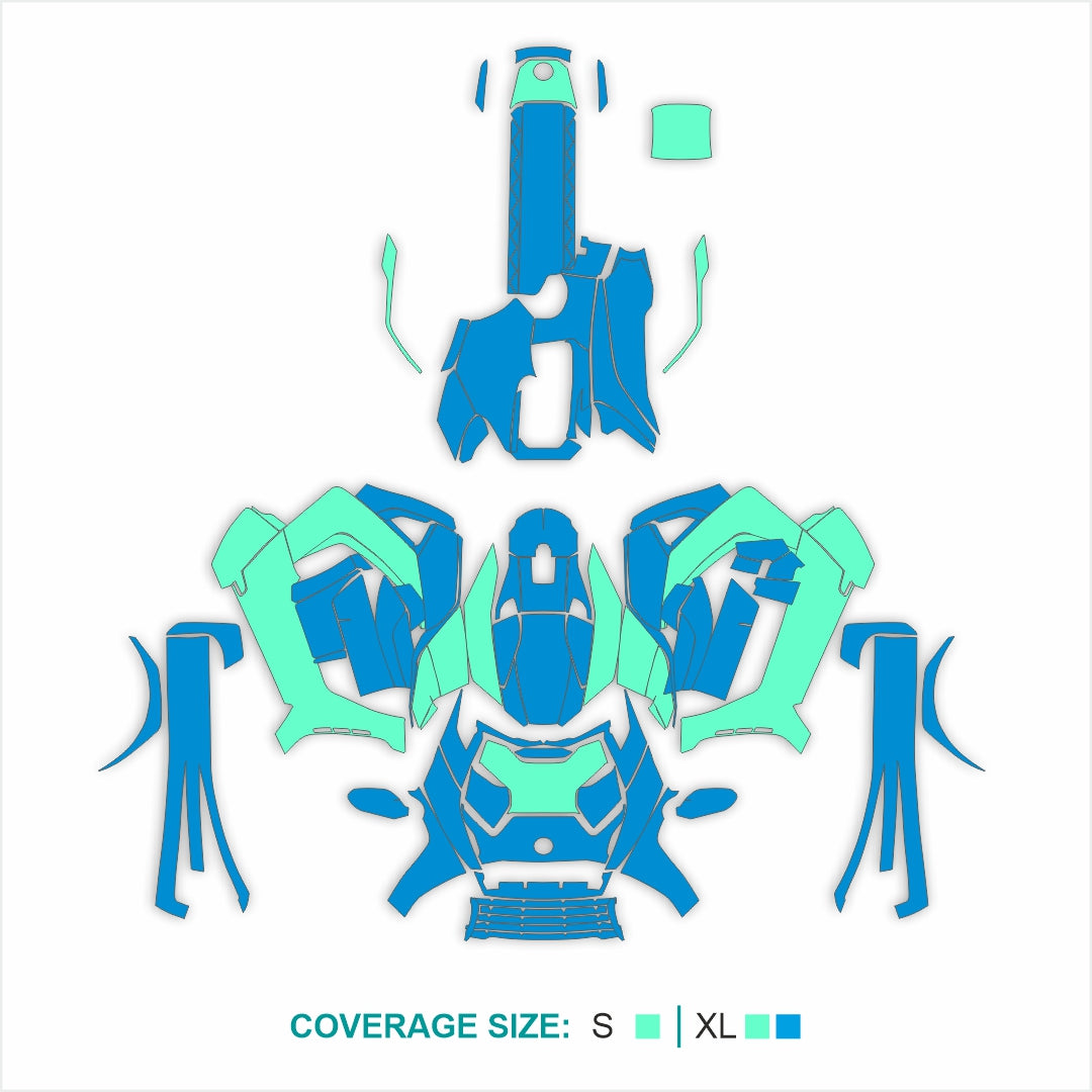 CYBER design stickers for Can-am RYKER