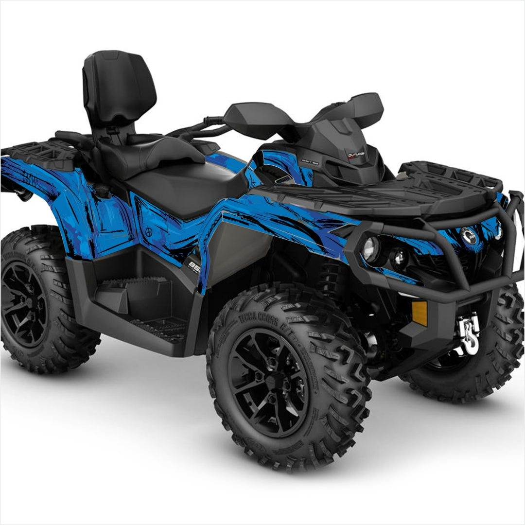 Can Am Outlander decals blue