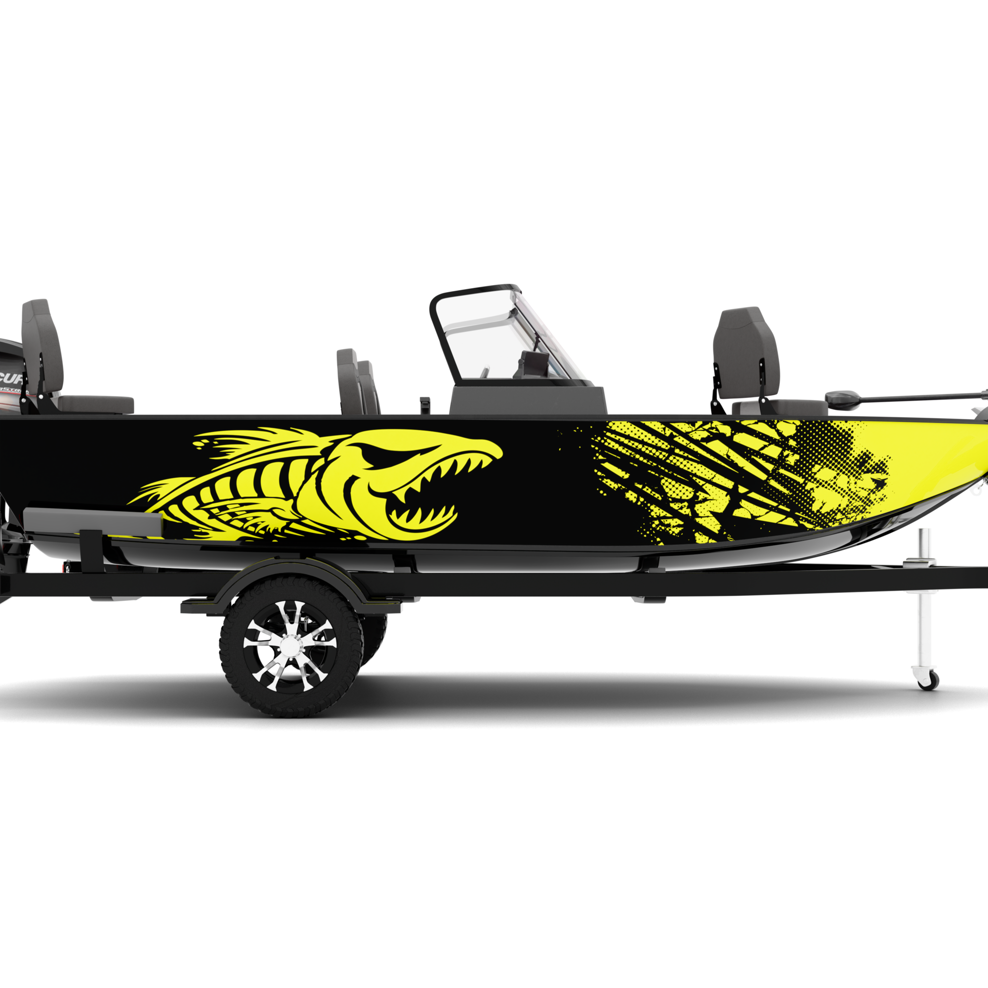 REVENANT design stickers for Fishing Boat