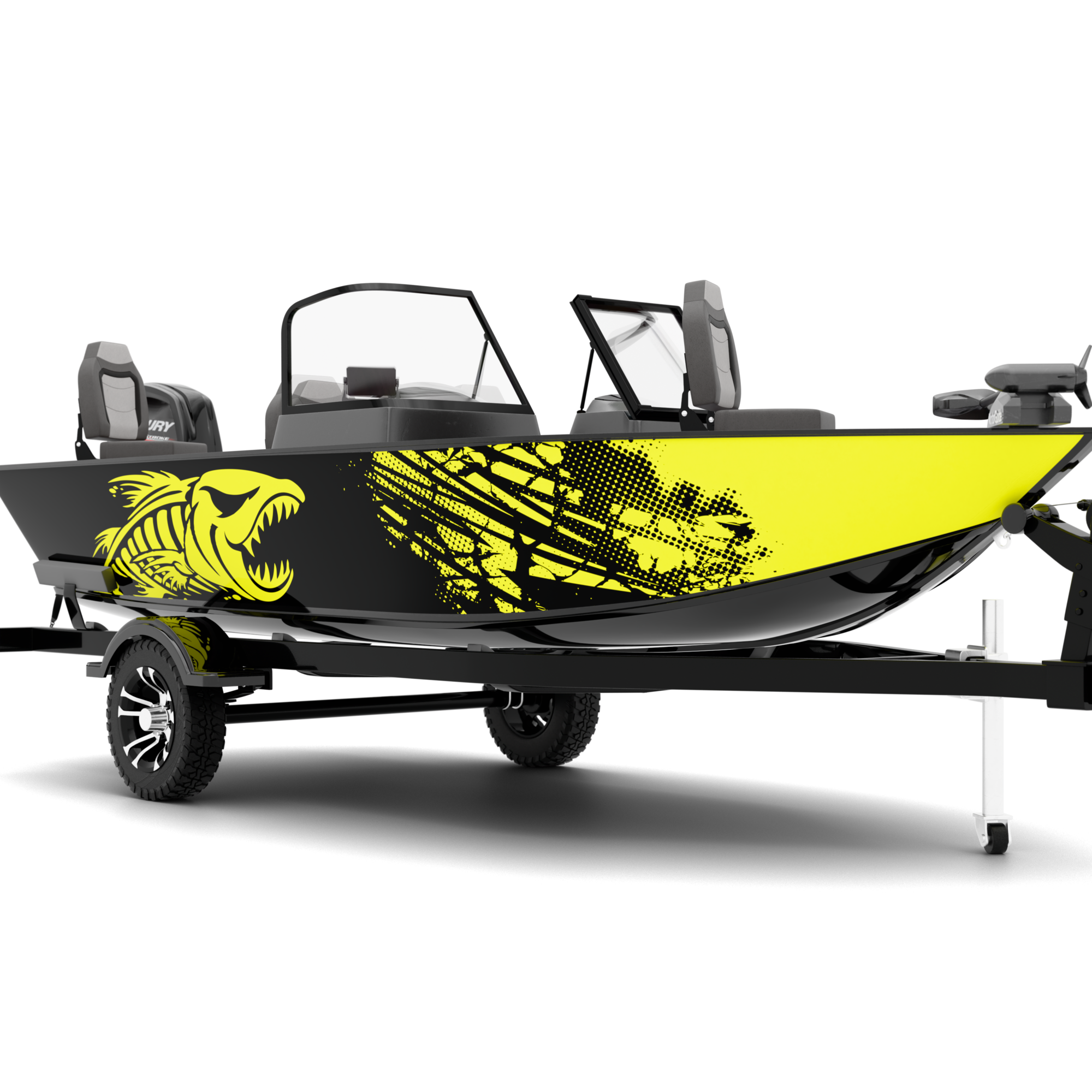 REVENANT design stickers for Fishing Boat