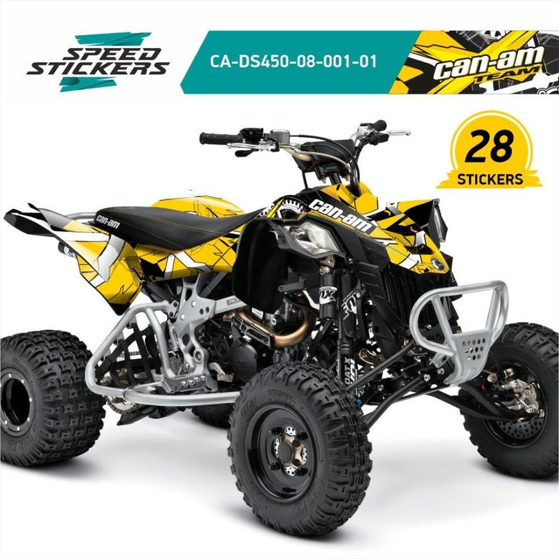 GEOMETRIC design stickers for Can-Am DS 450