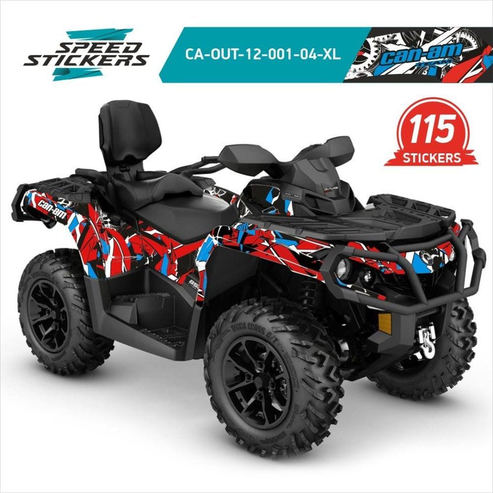 Can Am outlander graphics red