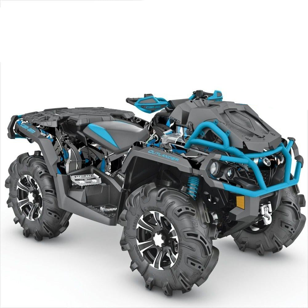 Can Am outlander XMR graphics blue