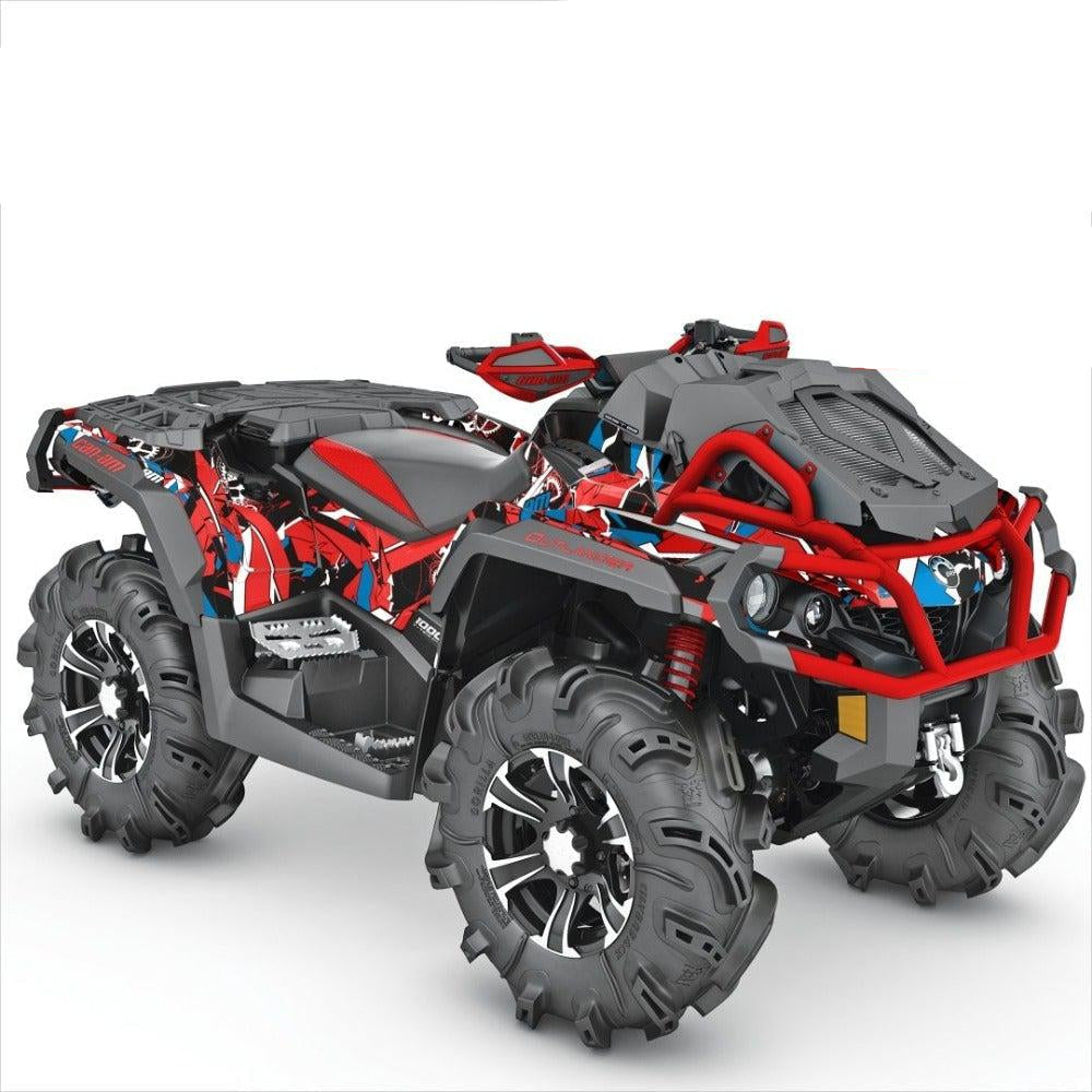 Can Am outlander XMR graphics red