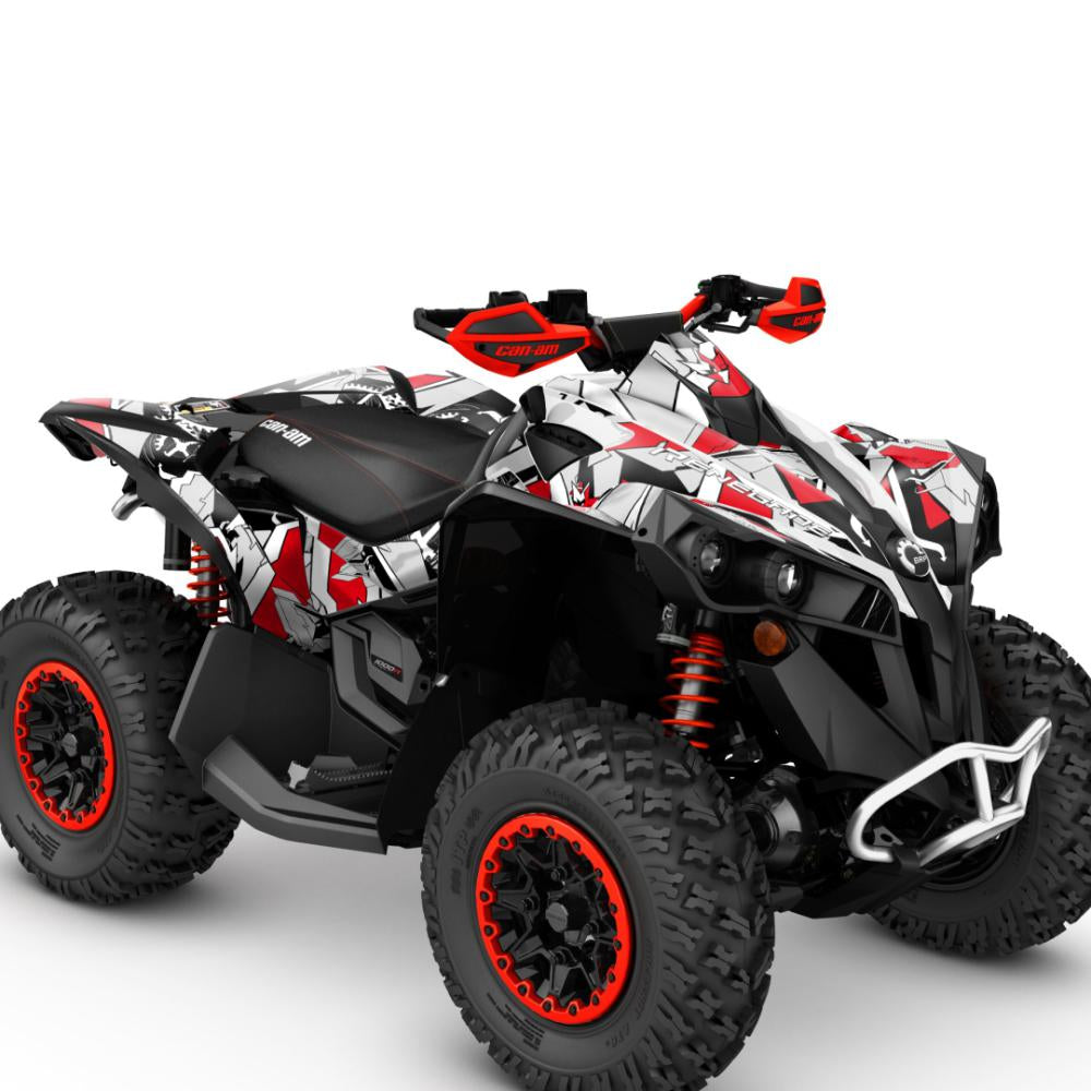 Can Am Renegade graphics red