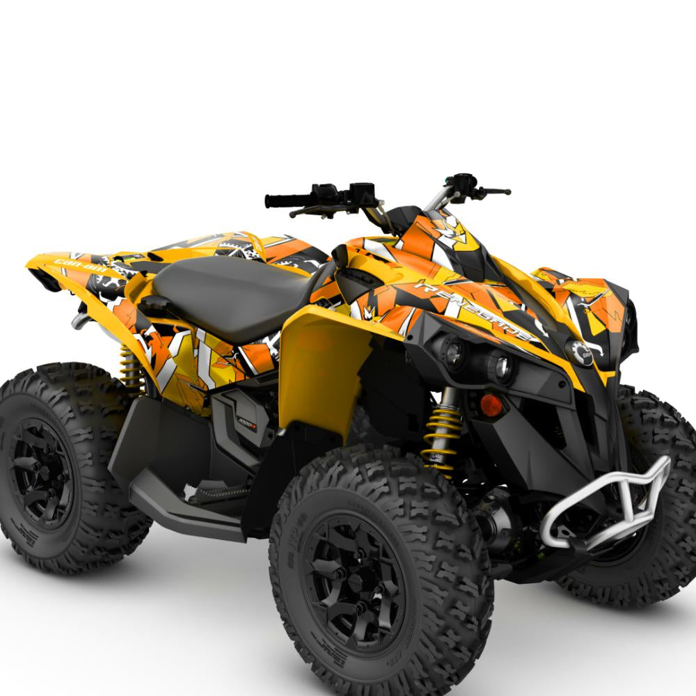 Can Am Renegade graphics yellow