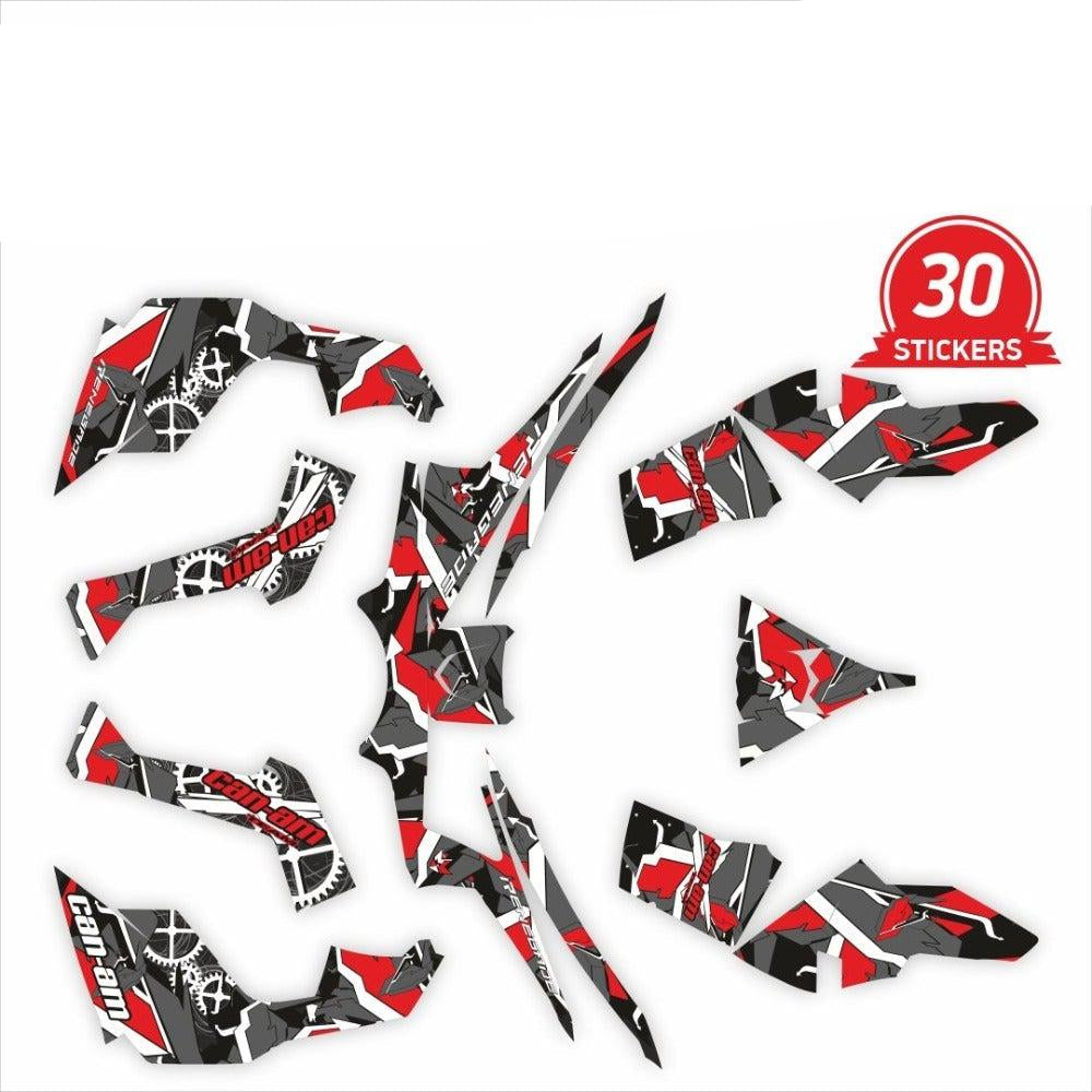 Can Am Renegade stickers with amazing graphics