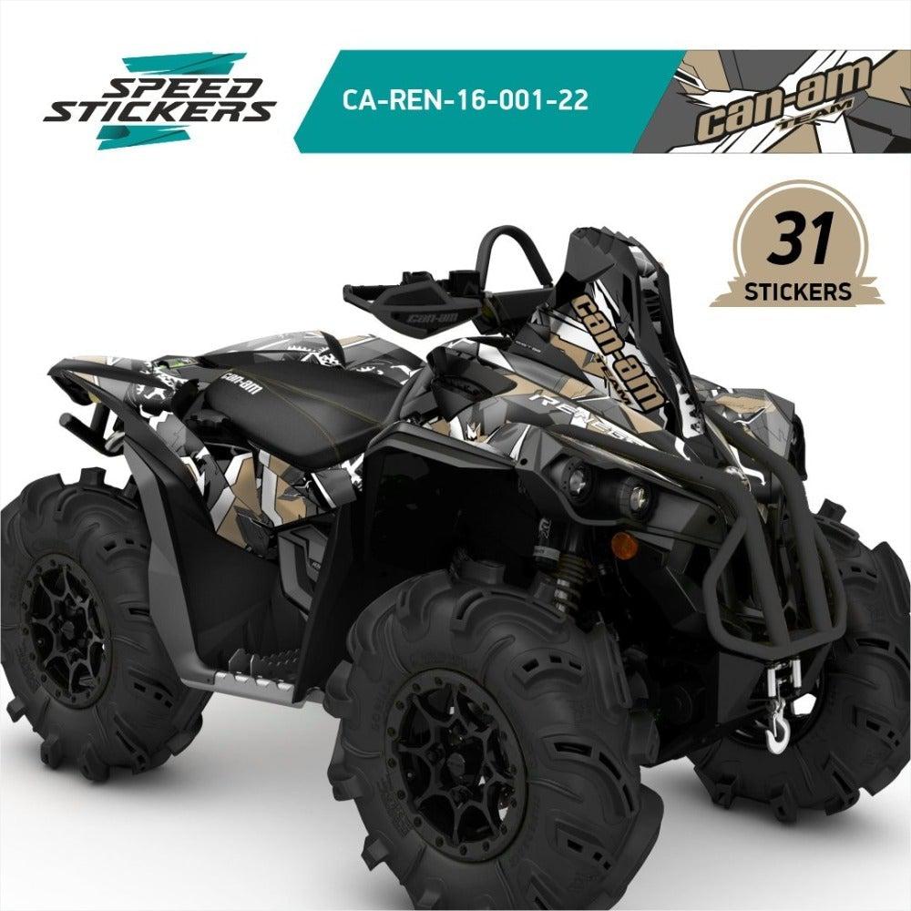 Can Am Renegade XMR desert tan graphics