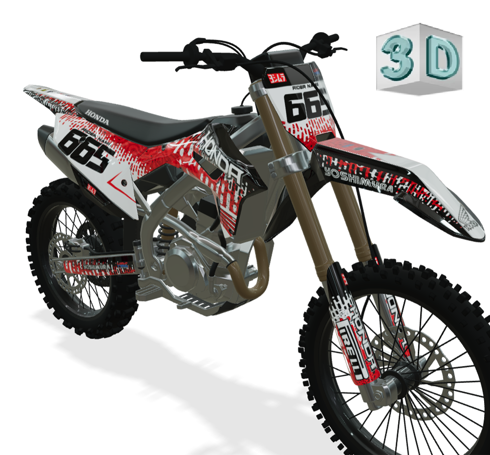 LIQUID design stickers for Honda CRF