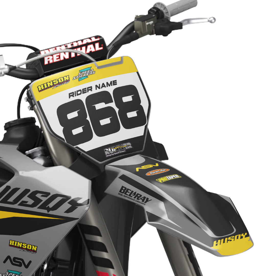 RUNNER design stickers for Husqvarna