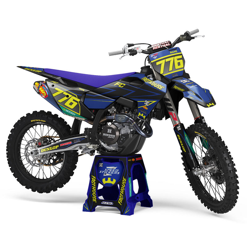 SLIDE design stickers for Husqvarna