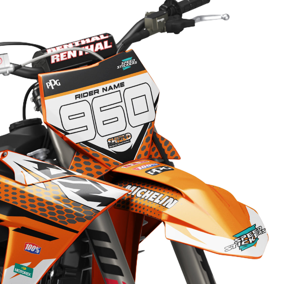 SHIELD design stickers for KTM