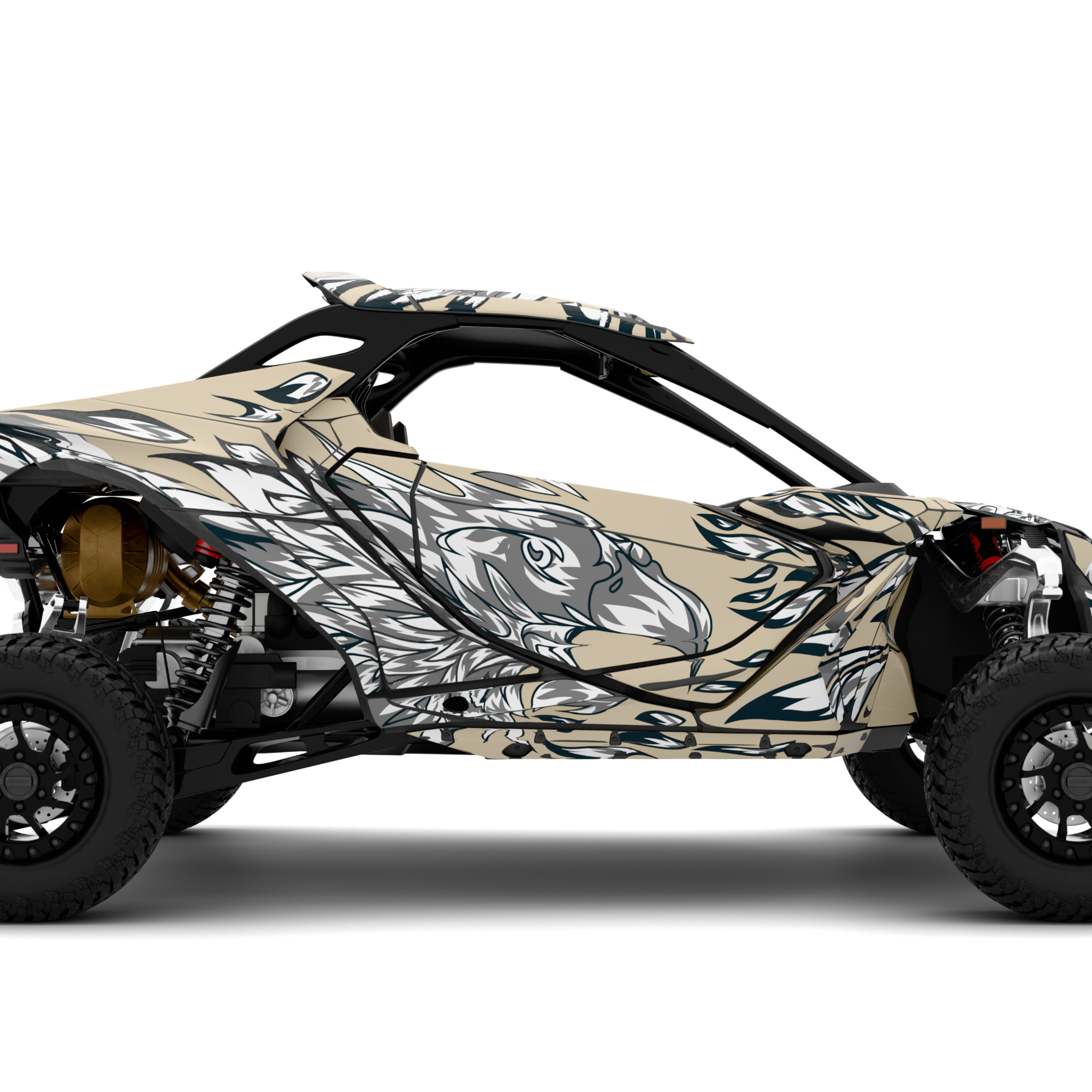 AMERICAN EAGLE design stickers for Can-Am Maverick R (from 2024)