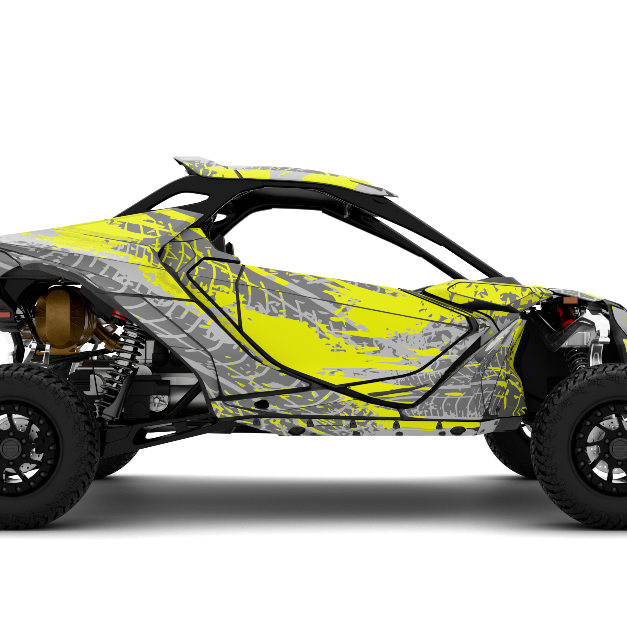 TRACKER design stickers for Can-Am Maverick R (from 2024)