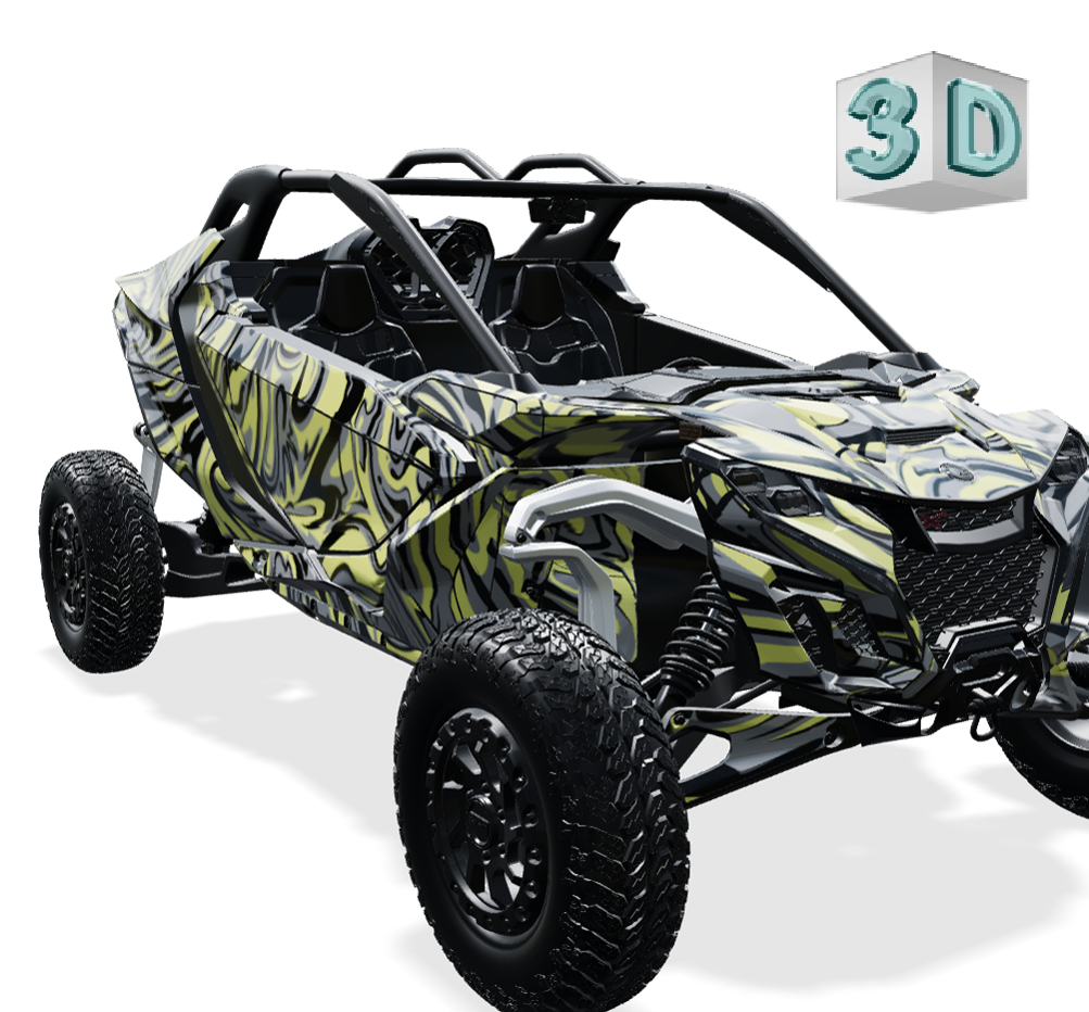 ACID design stickers for Can-Am MAVERICK R